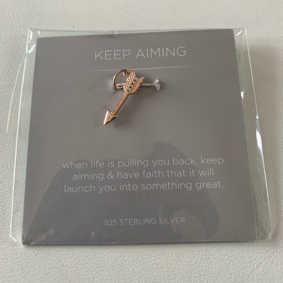 Origami Owl 16-18” rose gold cable chain with 3 mementos - Picture 3 of 4